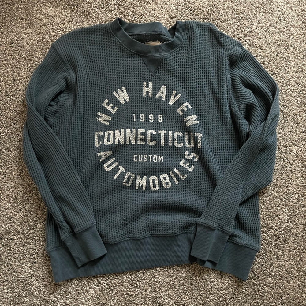 Women's Crewneck Sweater - dark gray blue